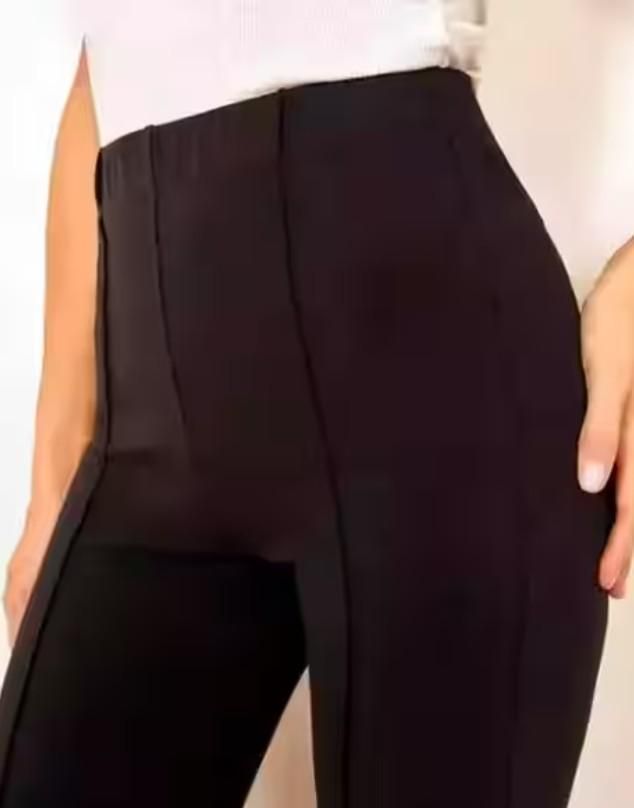 Women's Nontransparent Fabric Classic-Stylish Pant Black