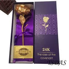 24K Gold Rose Gift Box